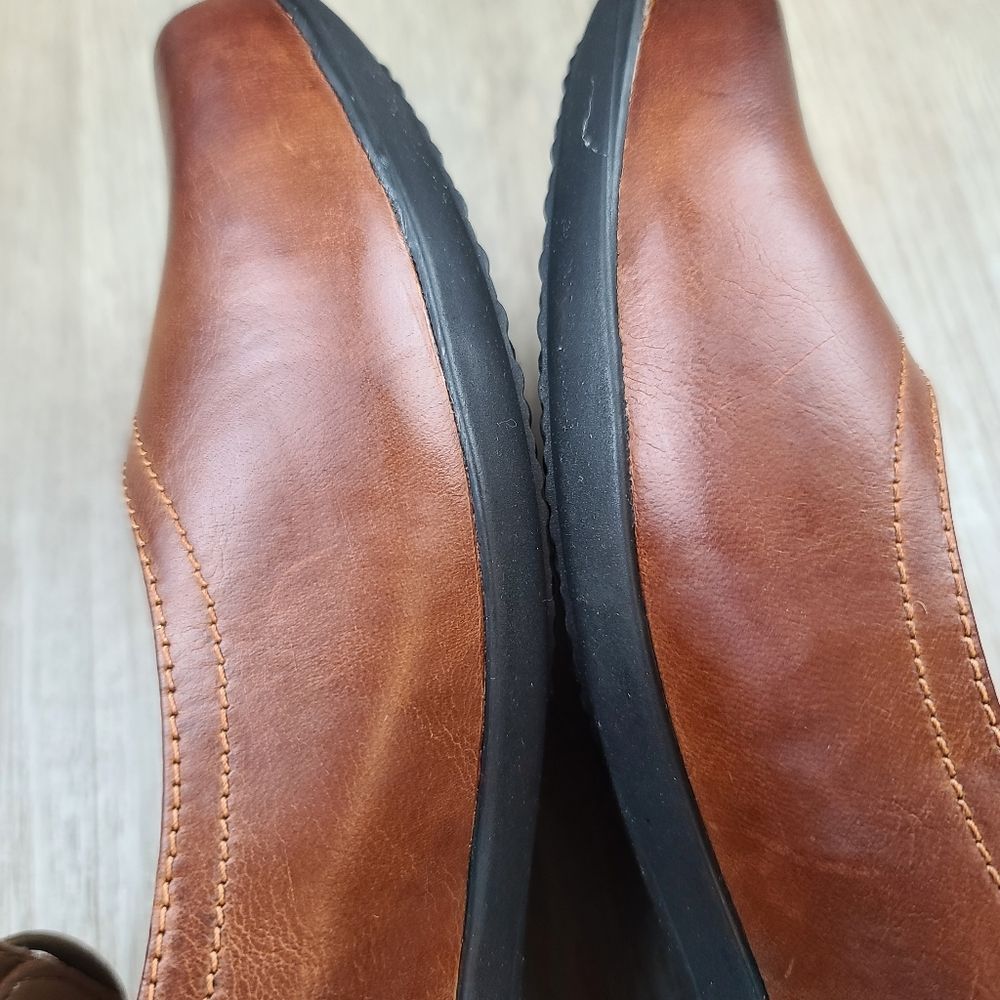 NWOB Dansko Fawna Mary Jane Chestnut Burnished Calf Leather Shoes size 9 - Picture 8 of 14